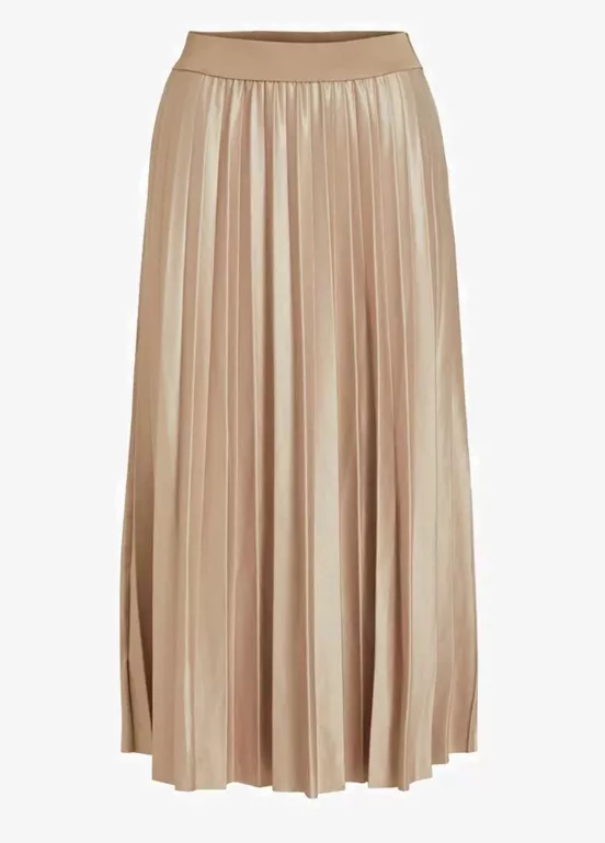 Lesklá plisovaná sukně, VILA, 618 Kč