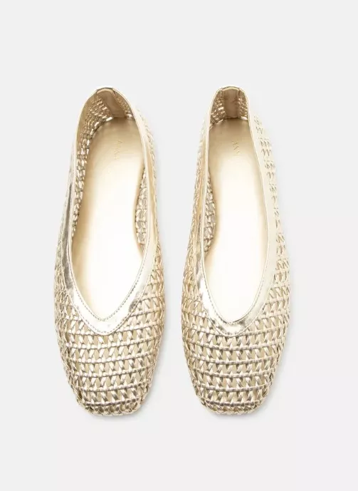 Metalické baleríny, Anna Field, 760 Kč