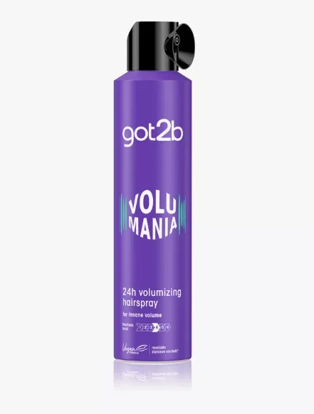 Lak na vlasy se silnou fixací pro dlouhotrvající objem, got2b, 127 Kč