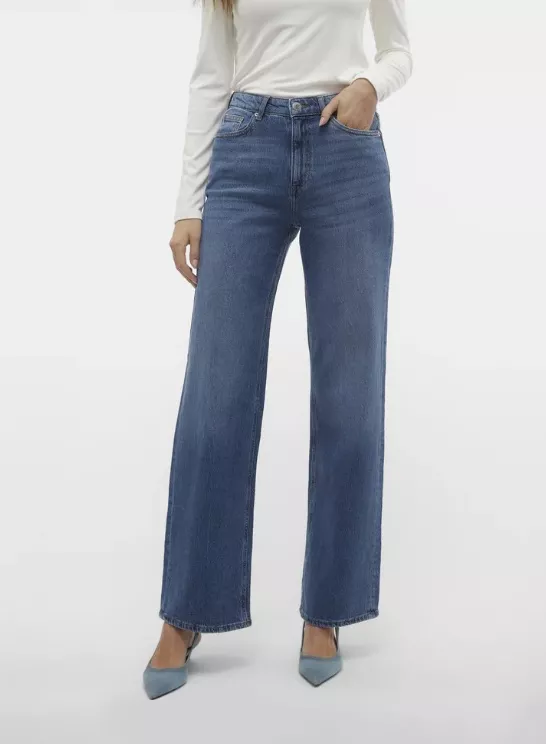 Rovné džíny s vysokým pasem, Vero Moda, 1 098 Kč