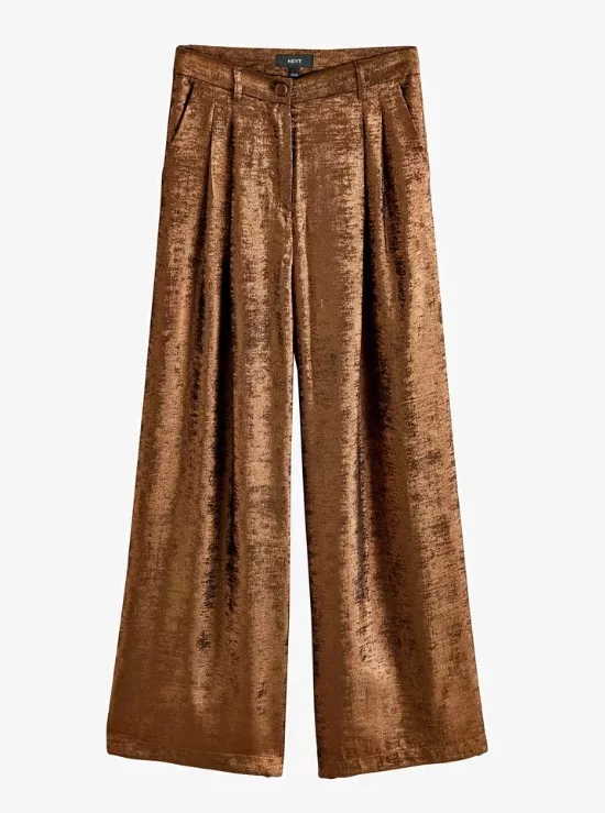Bronzové široké kalhoty, Next, 1 070 Kč