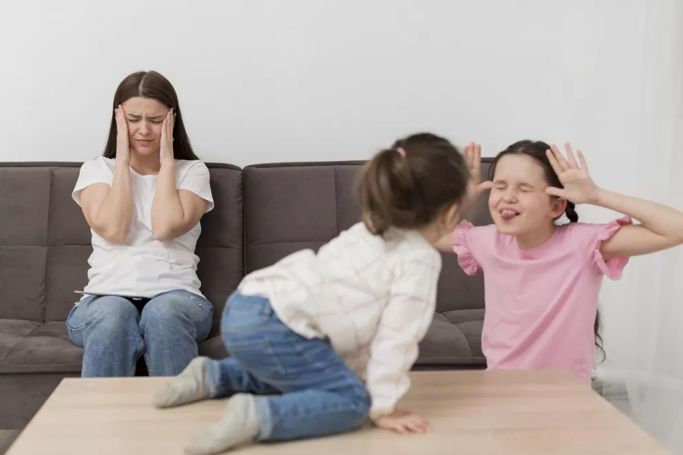 žena, děti, problémy, výchova, rodina, manžel