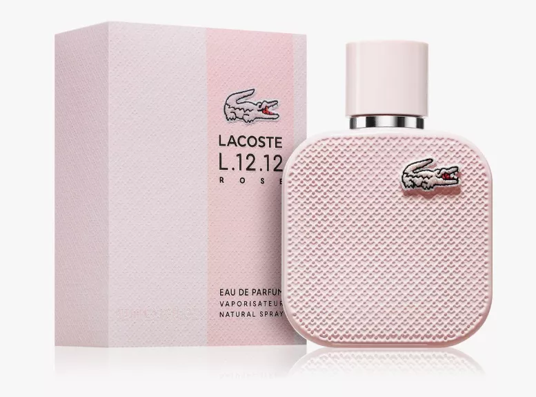 Pudrová parfémovaná voda pro ženy s růží a pižmem, Lacoste, 636 Kč