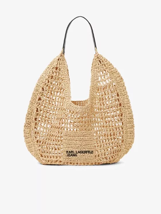 Háčkovaná hobo kabelka, Karl Lagerfeld, 2 130 Kč