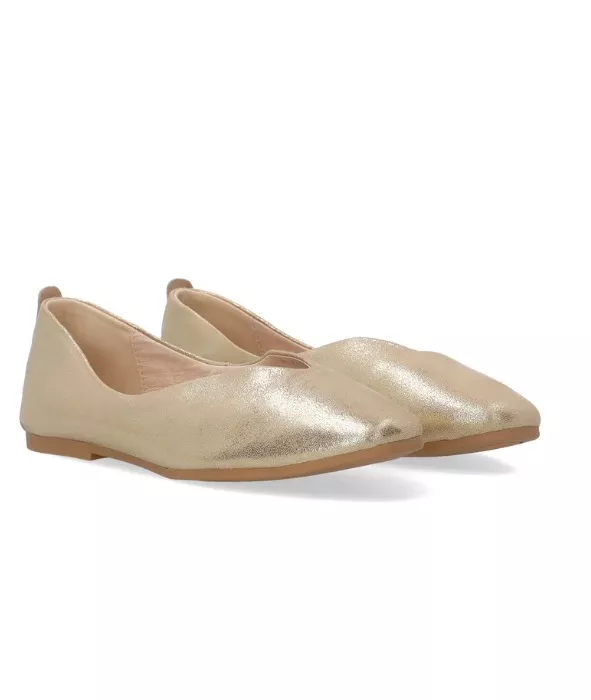 Zlaté v-neck baleríny, VENEZIA, 2 259 Kč