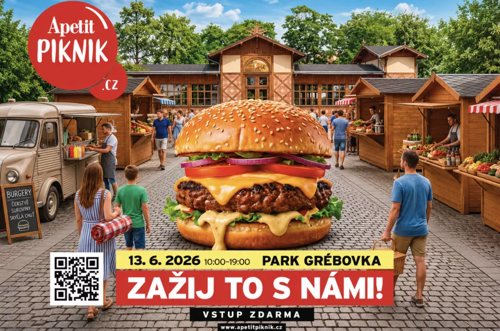 Letošní Apetit piknik se uskuteční v parku Grébovka 13. června.