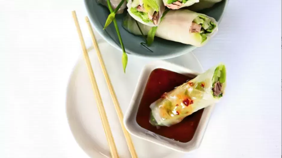 Inspirace Asií 2: Rýžové závitky s masem