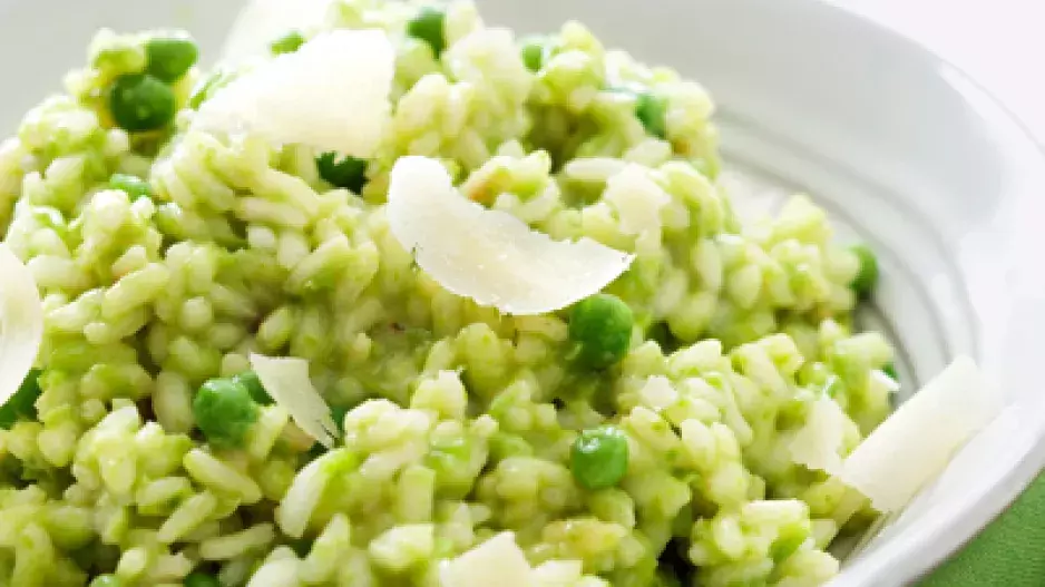 Jarní delikatesa: Šafránové rizoto s hráškem