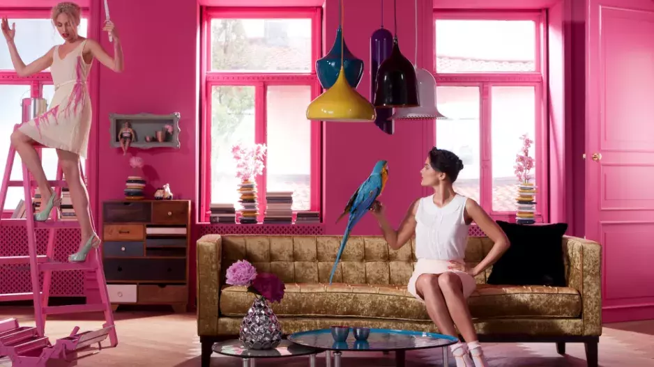 Jen růžová to může být!