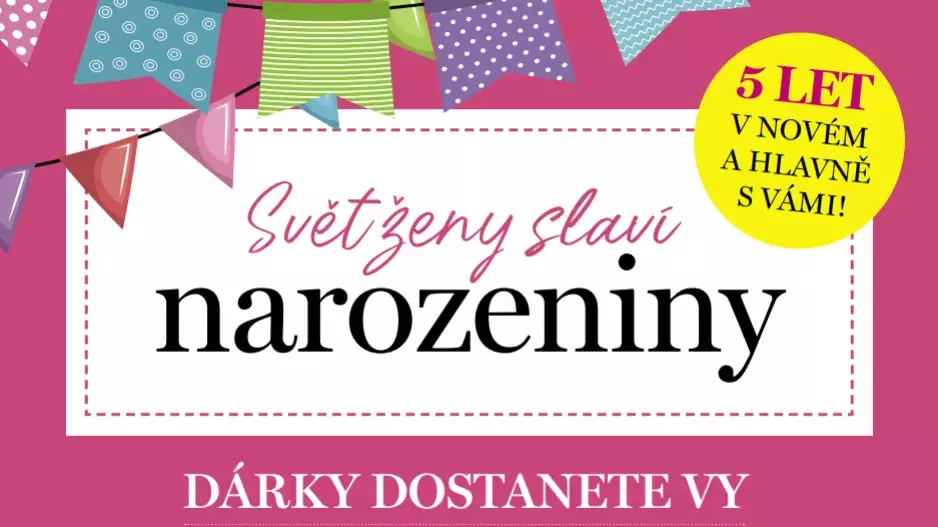 Slavíme narozeniny, dárky dostanete vy!