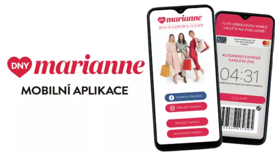 Už máte staženou aplikaci Dny Marianne? 