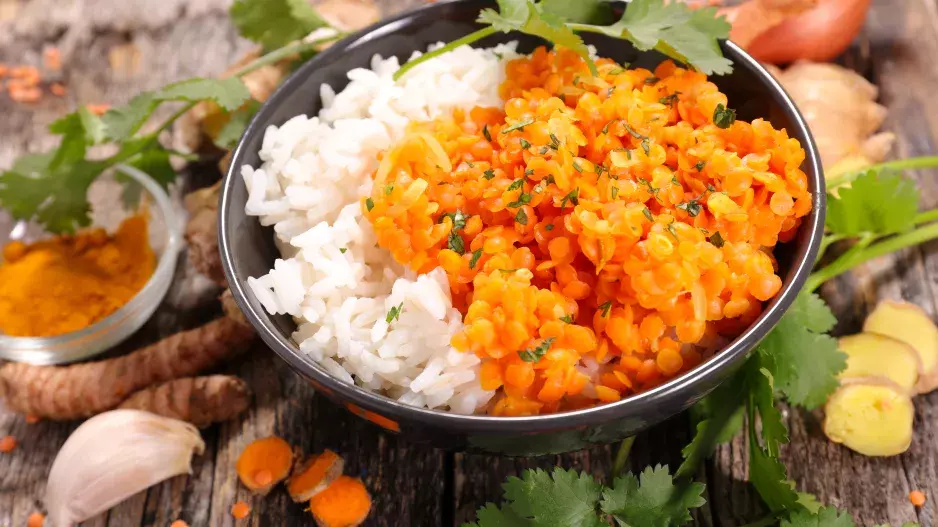 Červená čočka po indicku