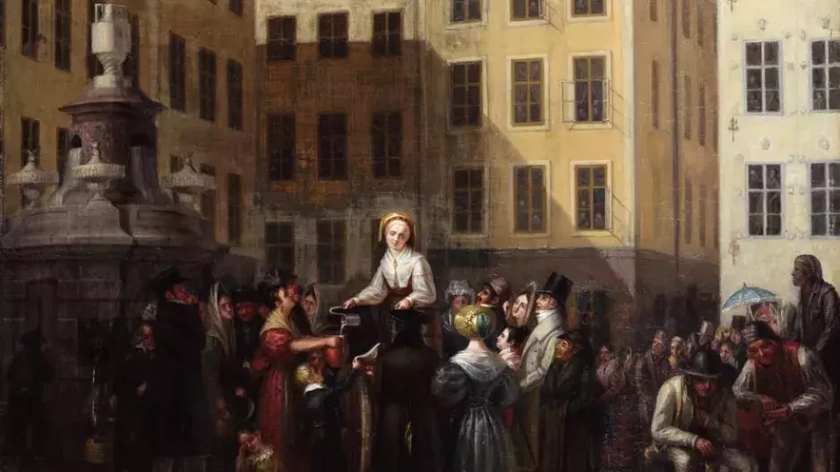 Nejkrásnější žena své doby: Švédská dojička z 19. století blokovala dopravu a ohromila prince