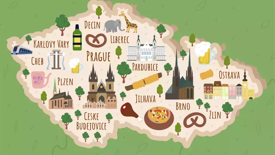 Kvíz: Cestujete rádi po krásách naší vlasti? Pak jistě zvládnete správně doplnit města na slepou mapu