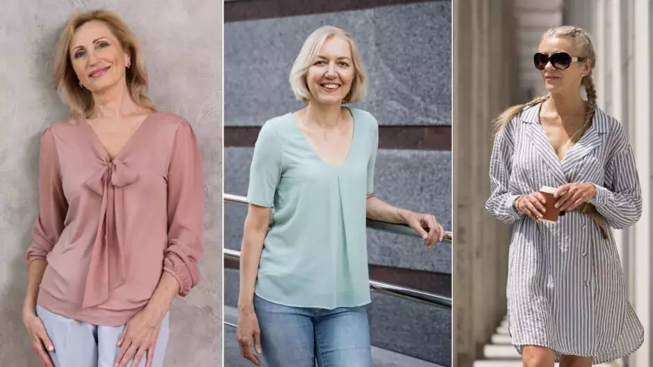 Jaká jsou nejhorší trička pro zralé ženy a čím je nahradit? Výstřihy do V po 60 raději nahraďte lodičkovými a jinými