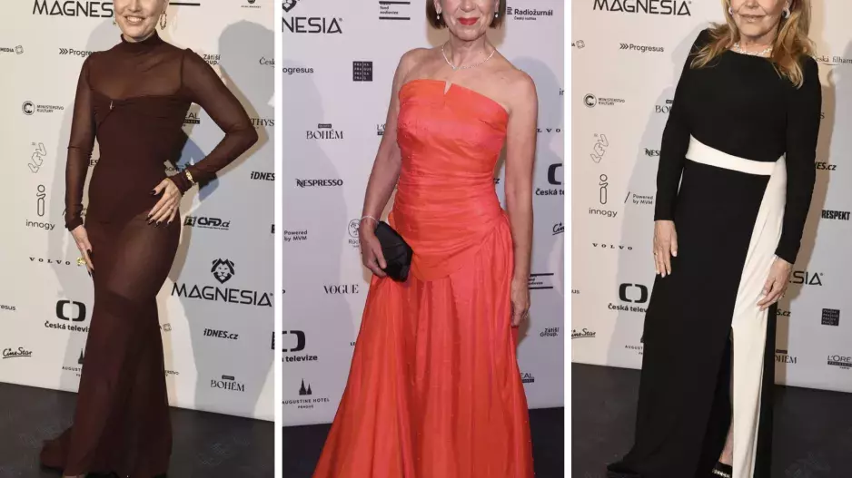Nejkrásnější róby Českého lva 2025: Ramba ukázala zadek, Bartošková ohromila korálovou a Havlová vsadila na černou klasiku
