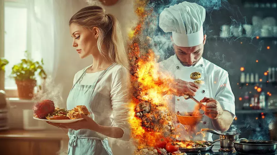 Tloustneme i proto, že nejíme a nevaříme doma. To je největší chyba ve stravování podle slavného šéfkuchaře celebrit