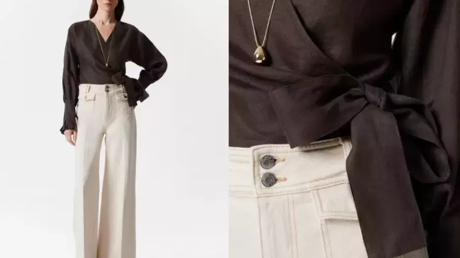 Halenky a košile s mašlí v pase ženám po 40 nadmíru sluší. Navíc snadno vyřeší jeden věčný módní nešvar, který dělá většina z nás