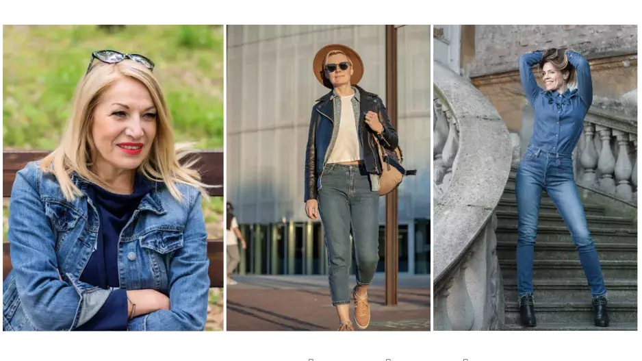 Nebojte se džínoviny ani po 50. Stylisté dovolují být v denimu od hlavy až k patě, omladí vás. Nejkrásnějšími kousky se inspirujte v galerii