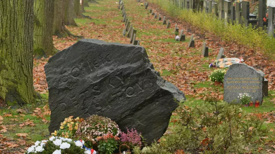 Severní zeď Ďáblického hřbitova. Děsuplné místo, kde končila miminka odsouzenkyň komunistických lágrů. Nikdo jim nedal šanci na život