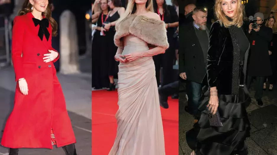 Nejkrásnější sváteční outfity celebrit: Svěží porce inspirace pro letošní Vánoce