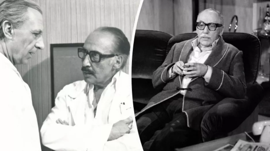 Život seriálového doktora Štrosmajera poznamenala traumata. Miloš Kopecký měl mnoho nepřátel i dcera ho zapírala 