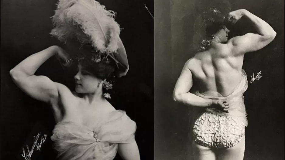 První kulturistka Katie Sandwina: Svého muže zvedala nad hlavu jednou rukou, v důchodu byla vyhazovačkou ve vlastním baru 