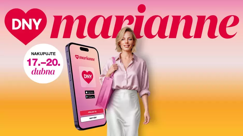 Dny Marianne v mobilu: Sbalte stovky slev do kapsy a vyrazte na lov bez papírů