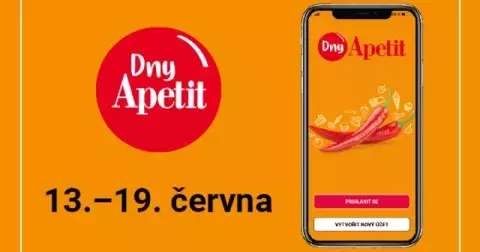 Stáhněte si aplikaci Dny Apetit: Slevy, dárky a další výhodné nabídky už na vás čekají!