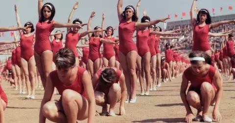 První celostátní spartakiáda: Úkol zněl jasně, předvést světu, jak naše země díky komunistickému režimu vzkvétá