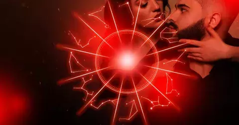 4 znamení zvěrokruhu, mezi kterými létají jiskry přitažlivosti