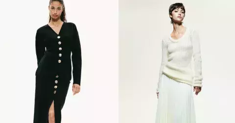Tři typy sukní, které jsou trendy na podzim 2024. Plisovaná sukně může být vlněná i saténová, obě krásně doladí siluetu