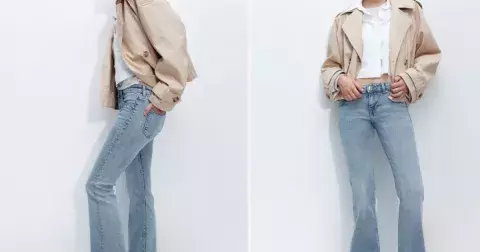 Zvonové džíny se vrací do módy: Lichotí postavě, protože prodlouží siluetu a opticky zeštíhlí stehna