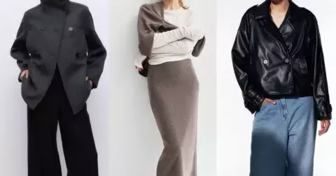 Nejnovější trendy zimy 2024/2025: V kurzu jsou velké límce, midi sukně i lesklé bundy