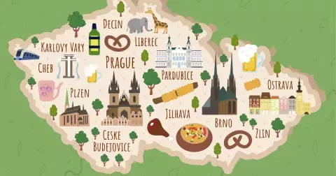 Kvíz: doplňte česká a moravská města do slepé mapy