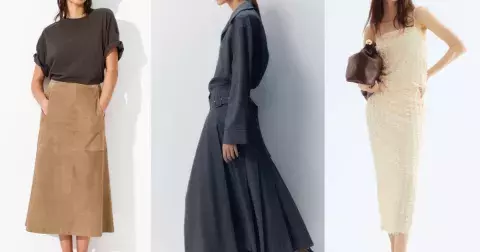 3 modely sukní, bez kterých se na jaře 2025 neobejdete: Tvarují boky a prodlužují nohy