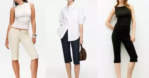 Na šortky se necítíte? Pořiďte si na jaro a léto 2025 stylové capri kalhoty nejen z denimu. Zjistěte, s čím je kombinovat